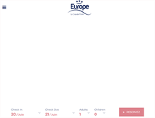Tablet Screenshot of hoteleurope34.com